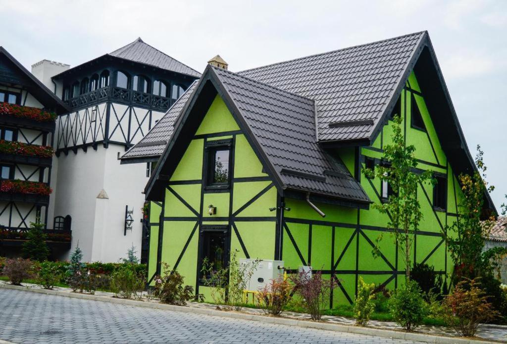 Vila Alsace Podu' Cu Lanturi Bacău Buitenkant foto